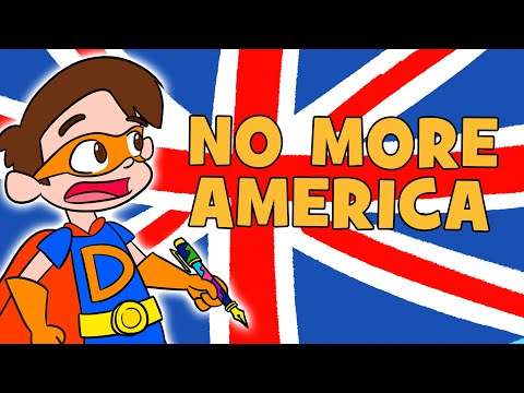 No More America 😲 BRITAIN RULES! 🇬🇧 Drew Pendous | Cool School Cartoons for Kids