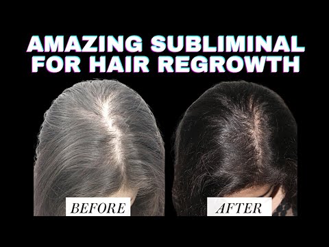 Hair growth subliminal powerful💥| cure baldness 💯 and regrow hair subliminal