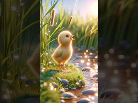 Little Chick's Story Melody: Search for Her Mother #cute #music #gentlemusic #softmusic #3d #chicken