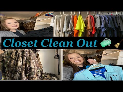 Extreme Clean Out Of A Walk-in Closet