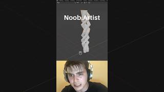 Noob vs Pro artist: creating ropes #blendertutorial #blender #blendercommunity #blender3d #b3d