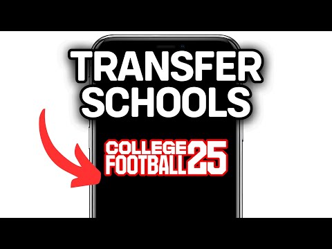 HOW TO TRANSFER SCHOOLS IN COLLEGE FOOTBALL 25 2025! (FULL GUIDE)