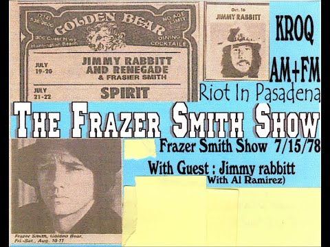 KROQ/AM&FM Frazer Smith with special guest Jimmy rabbitt 7/15/78