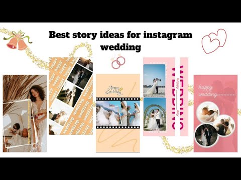 💥Best Story ideas for Instagram Wedding🎊