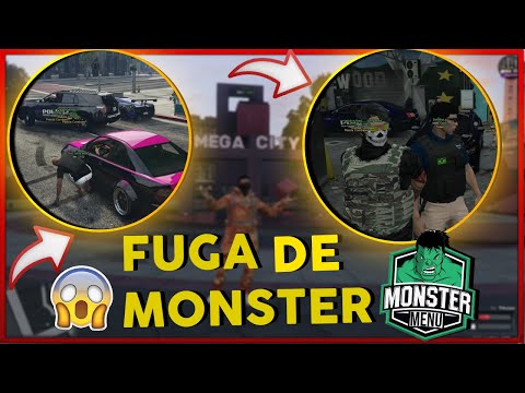 É FUGA DA POLICIA - MONSTER MENU