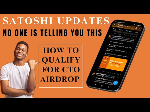 Satoshi Updates: How To Qualify For CTO Airdrop On Listing Date