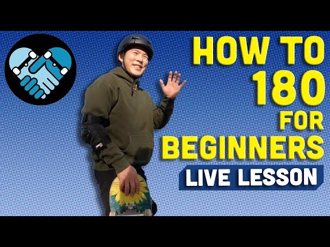 How to 180 on a skateboard for Beginners, Frontside & Backside 180 skateboarding tutorial