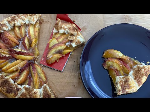 Rustic Peach Crostata