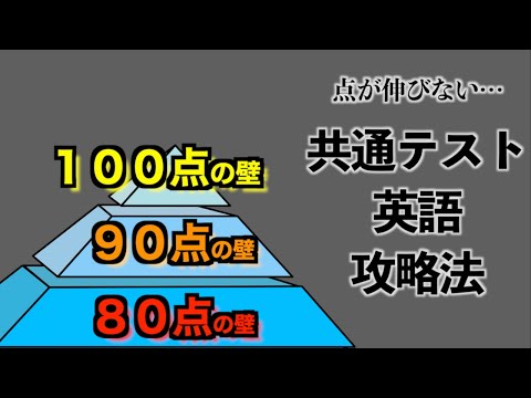 【大学受験】英語における３つの壁攻略法【共通テスト対策】