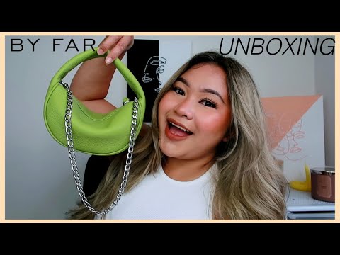 BY FAR BAG UNBOXING | BABY CUSH LIME GREEN