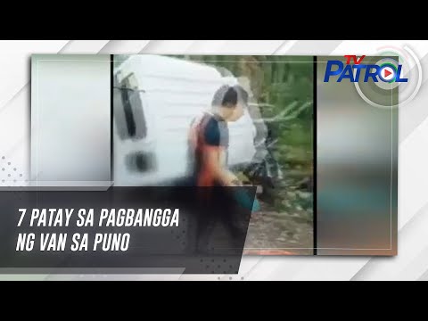 7 patay sa pagbangga ng van sa puno | TV Patrol