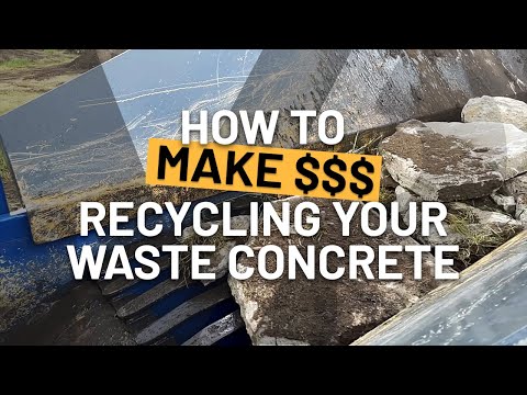 How Contractors Are Making Money Recycling Their Waste Concrete