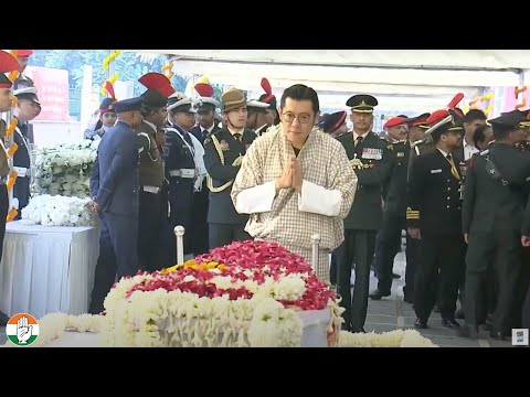 Bhutan King ने पूर्व PM Manmohan Singh जी को अंतिम विदाई दी | Jigme Khesar Namgyel Wangchuck