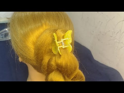 Very Simple Hair Style For Women|Easy Juda with Clucher|Butterfly Clucher Hair Style|Juda Bun