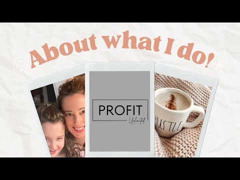 About what I do and what I promote!