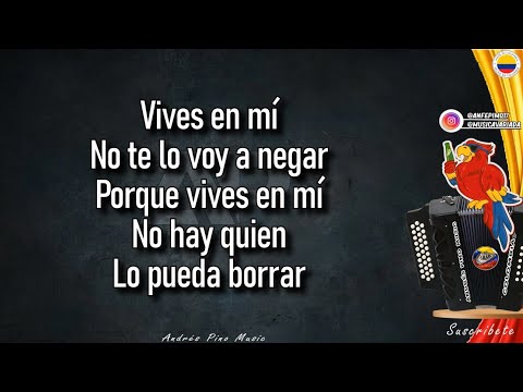 Vives En Mi - Los Gigantes Del Vallenato | Video Letra | Andres Pino Music