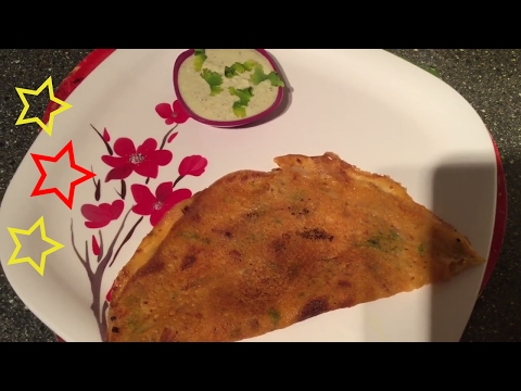 Carrot paruppu adai dosa