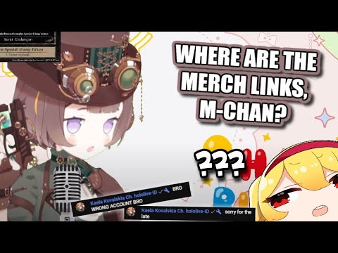 Anya's missing ID merch announcement.. and is Kaela M-chan? [Hololive ID]