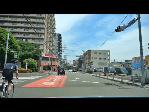 Hachioji city road 4K/60p drive, from Asakawa74gosen to Minami odori Ave.  Tokyo Japan🗾