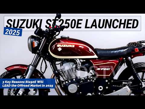 SUZUKI ST250E 2025 LAUNCHED: 3 Key Reasons St250E Will LEAD the Offroad Market in 2025