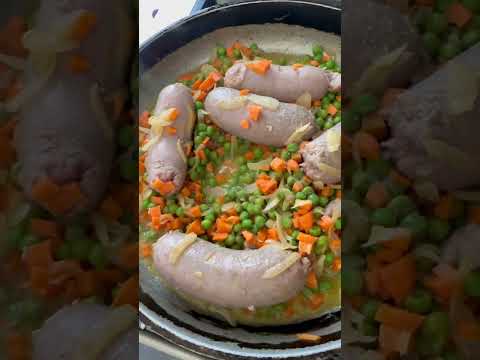 Sausage with Vege