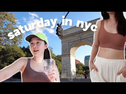 A Chill Saturday in NYC | Running, Groceries, and Loungewear Haul