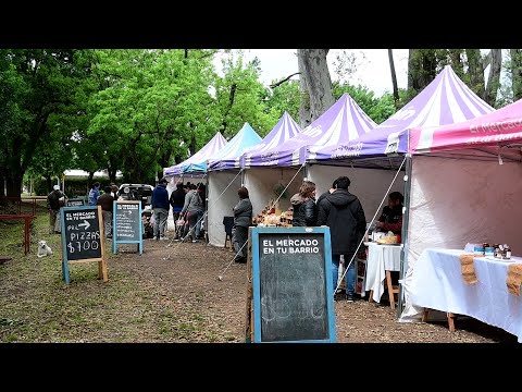 “Mercado en tu Barrio” y “La Muni en tu Barrio” llegaron a la localidad de Agustina