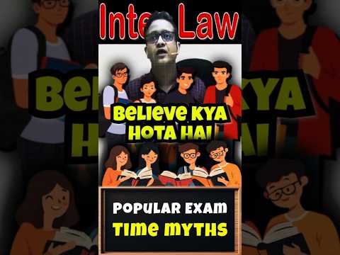 Popular Exam Time myths | CA Siddharth Agarwal