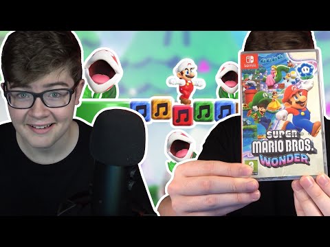 NEW Nintendo Switch OLED UNBOXING + FIRST PLAY Super Mario Bros. Wonder #ad