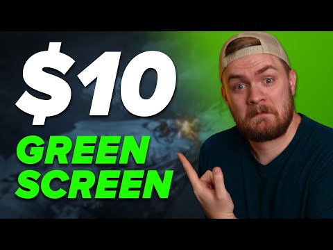 $10 DIY Green Screen for Streaming & Videos