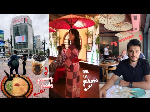 a day in the life in Tokyo with my brother vlog