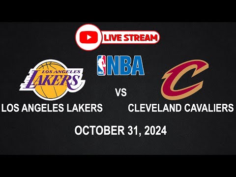 NBA LIVE! LAKERS vs CAVALIERS | NBA REGULAR SEASON | October 31, 2024 | NBA2K24 Simulation Only