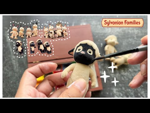 Makeover old Sylvanian Families figures with me ! ✨