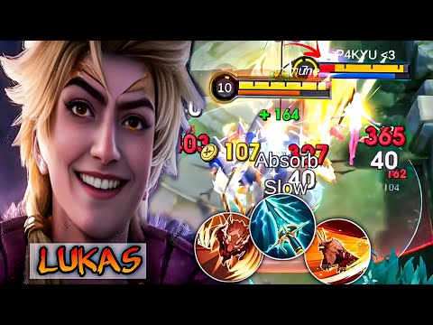 LUKAS WAS HAPPY WITH THE PAIN OF HIS DAMAGE! | LUKAS JUNGLE GAMEPLAY | HYBRID DAMAGE! |