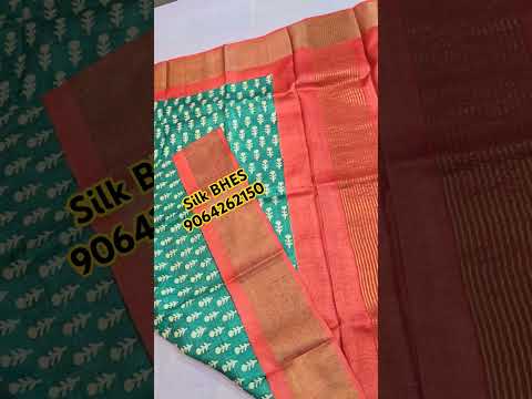 Gachi Tussar Silk Sarees #silksaree #bishnupurisilk #bishnupurikatan #gachi #gachitussar #silkbhes