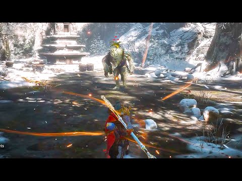 Black Myth Wukong - Old Ginseng Gual Boss Fight | Black Myth Wukong Chapter 3 Boss Fights