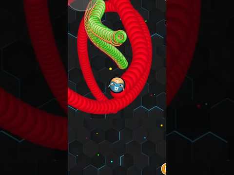 Worms zone io !! Cacing besar superhero Captain America || slither snake