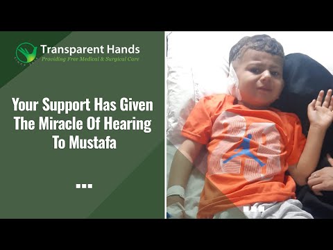 Mustafa gains his Hearing Ability