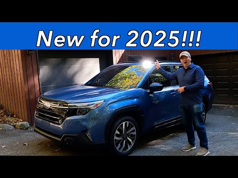 A Close Look at the 2025 Subaru Forester Touring! Space Efficient!