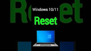 Windows 10 reset factory #resetwindows10