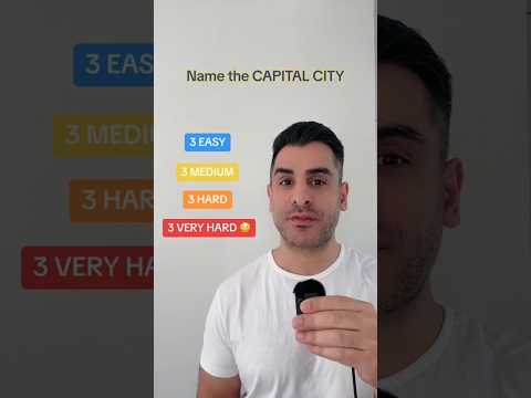 How many #capitalcity did you know? #quiz #learn