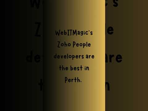 Best Zoho People Developers in Perth! | WebITMagic