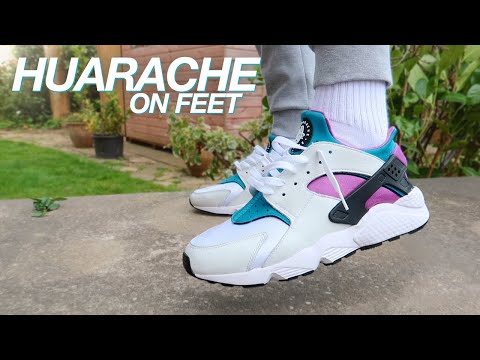 Nike Air Huarache Aquatone On Feet!