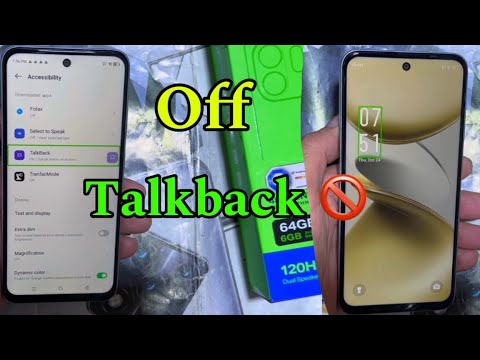 حل مشكل توقف شاشة اللمس دون الحاجة لتغييره.   Tecno spark 2024 TalkBack