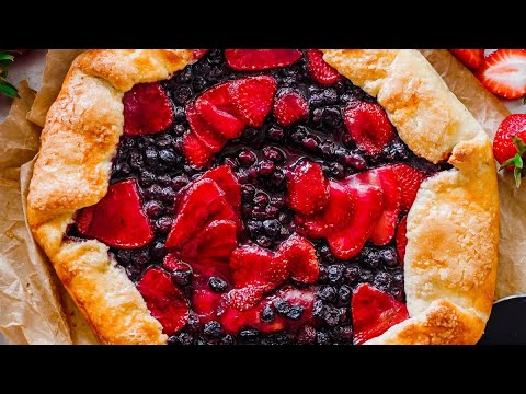 The Best Sourdough Discard Recipe: Strawberry Galette