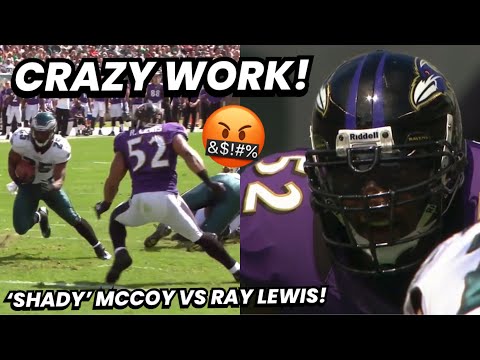 LeSean McCoy Vs Ray Lewis 🤬 CRAZY WORK! I AM ATHLETE (Ray Lewis MEETS Shady McCoy)