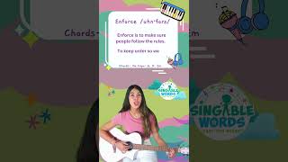 Enforce Song | 4th Grade Vocabulary for Kids | Singablewords #singandlearn #4thgradevocab #popquiz