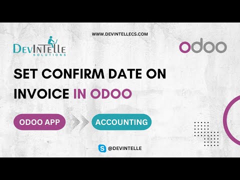 How to Set Confirm Date on  Invoice in Odoo | Invoice date process