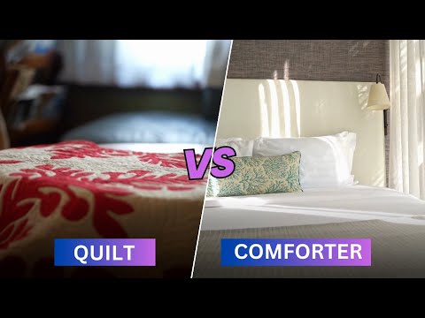 Difference Between Quilt and Comforter