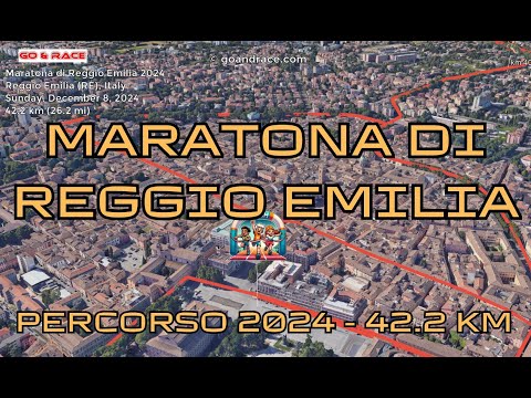 Maratona di Reggio Emilia 2024: vola sul percorso della maratona!